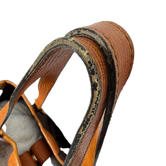 Etro Tote Shoulder Bag Leather Trim Authentic Paisley Jacquard Fabric w Serial# - Picture 12 of 14